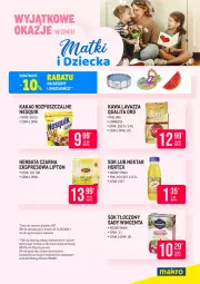 Gazetka promocyjna Makro - [Oferta specjalna] Dzień matki i dziecka - Gazetka - ważna od 31.05 do 31.05.2021 - strona 4 - produkty: Sok, Nesquik, Kawa, Herbata czarna, Lipton, Lavazza, Herbata, Kakao, Hortex