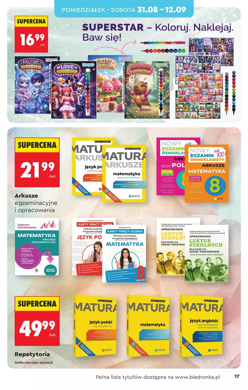 Gazetka promocyjna Biedronka - Okazje Tygodnia - ważna 31.08 do 12.09.2026 - strona 17 - produkty: Dada, Fa, Gra, Grafika, Klej