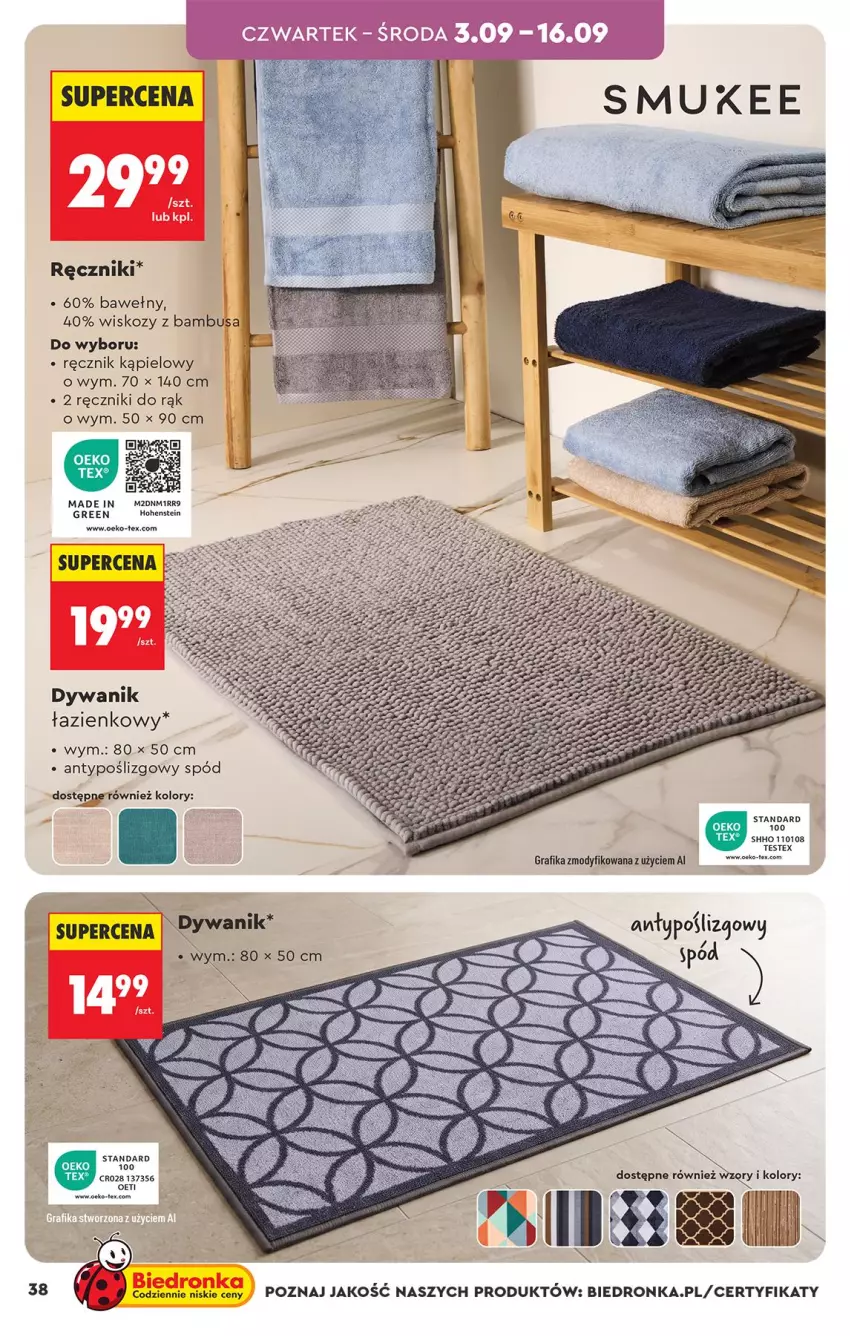 Gazetka promocyjna Biedronka - Okazje Tygodnia - ważna 31.08 do 12.09.2026 - strona 38 - produkty: Fa, Gra, Grafika
