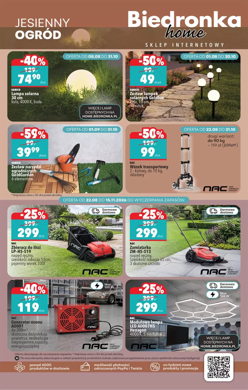 Gazetka promocyjna Biedronka - Okazje Tygodnia - ważna 31.08 do 12.09.2026 - strona 41 - produkty: Fa, Intel, Lampa, LG, Moda, Por, Ser, Sport, Tarka, Tran, Wózek, Wózek transportowy