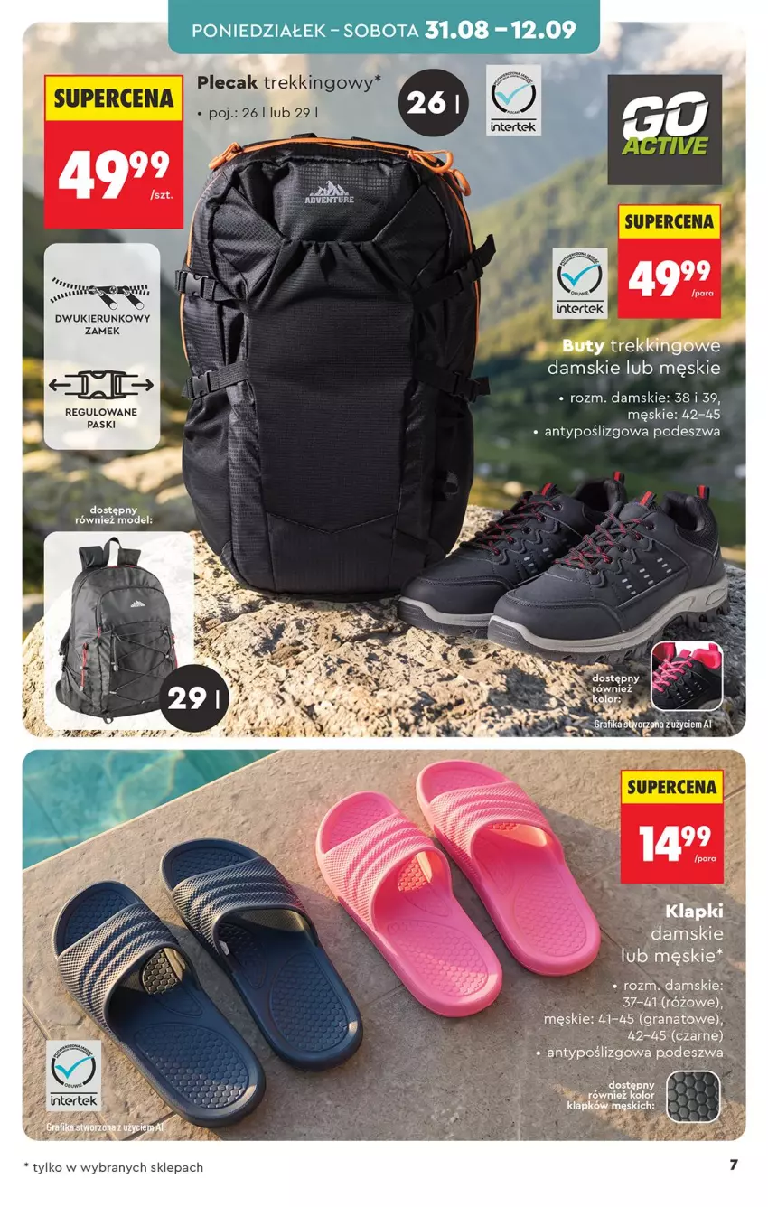 Gazetka promocyjna Biedronka - Okazje Tygodnia - ważna 31.08 do 12.09.2026 - strona 7 - produkty: Gra, Granat, LG, Plecak