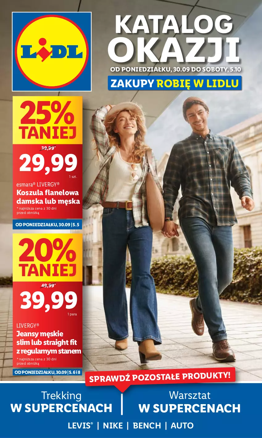 Gazetka promocyjna Lidl - GAZETKA - ważna 30.09 do 05.10.2024 - strona 1 - produkty: Kosz, Koszula, Kuchnia, Moda, Nike, Por, Sport