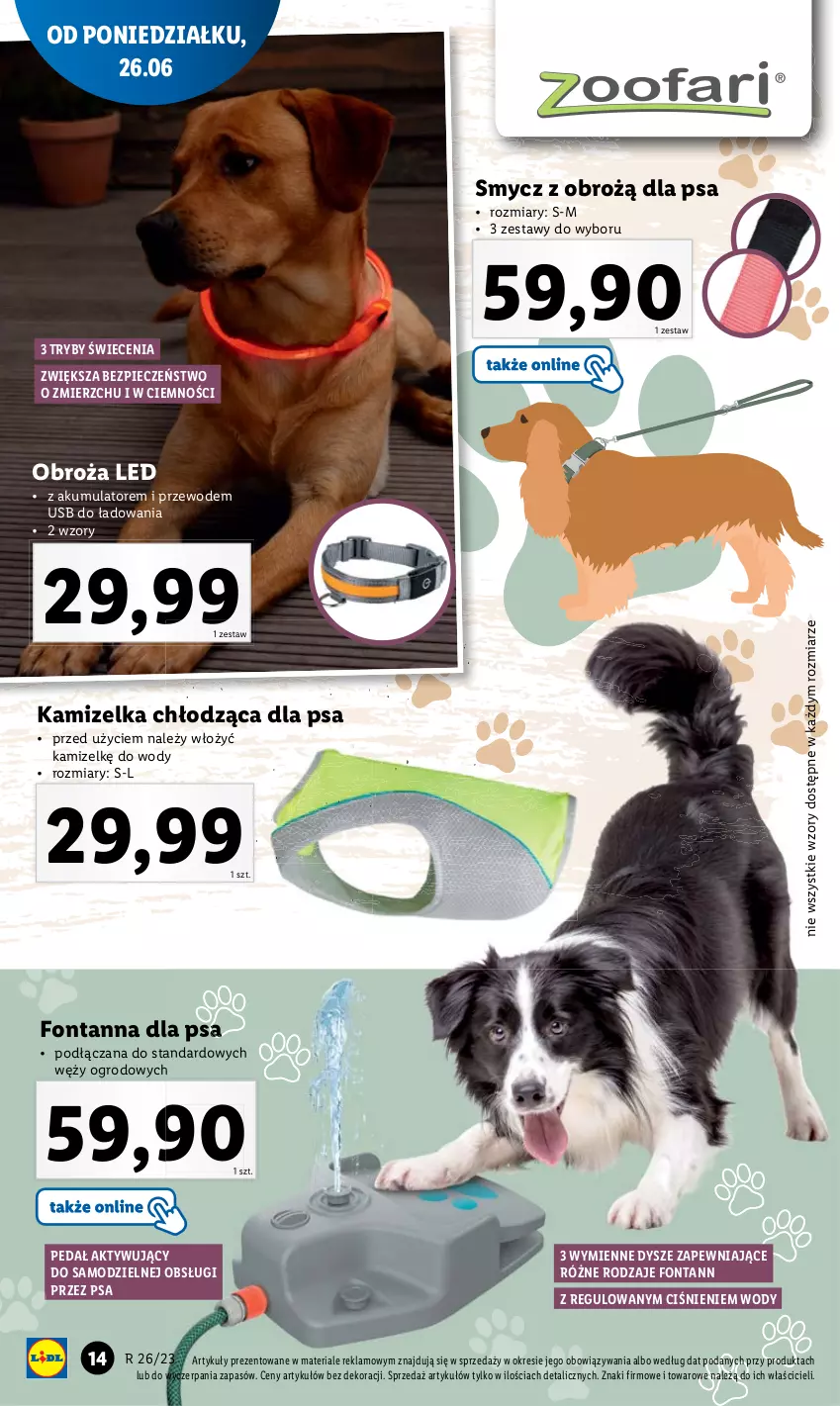 Gazetka promocyjna Lidl - GAZETKA - ważna 26.06 do 01.07.2023 - strona 14 - produkty: Akumulator, Kamizelka, Piec, Smycz