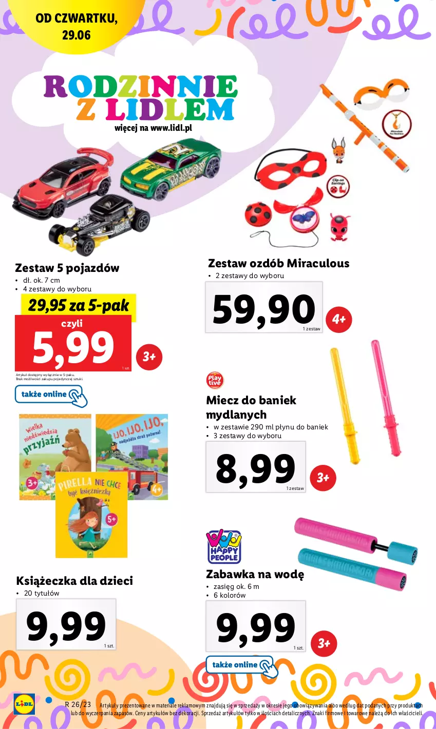 Gazetka promocyjna Lidl - GAZETKA - ważna 26.06 do 01.07.2023 - strona 34 - produkty: Dzieci, Miecz, Pojazd, Zabawka