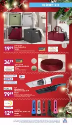 Gazetka promocyjna Aldi - Gazetka - ważna od 19.12 do 19.12.2021 - strona 4 - produkty: Odkurzacz, Sok, Latarka LED, Kosz, Tarka, Torba, Bateria, Latarka, Poduszka, Akumulator