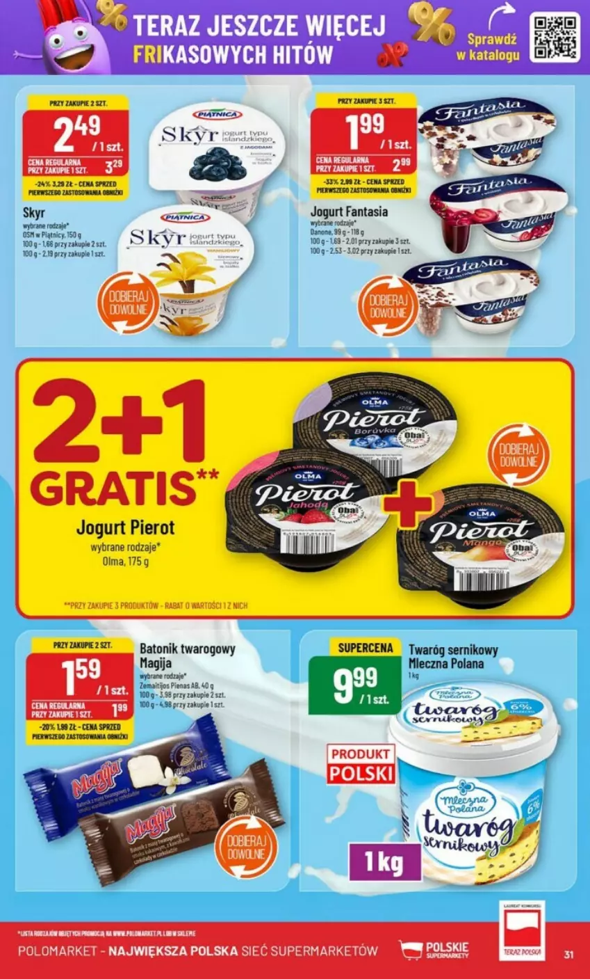 Gazetka promocyjna PoloMarket - ważna 15.01 do 21.01.2025 - strona 25 - produkty: Fa, Fanta, Gra, Jogurt, LANA, Olma, Ser, Twaróg