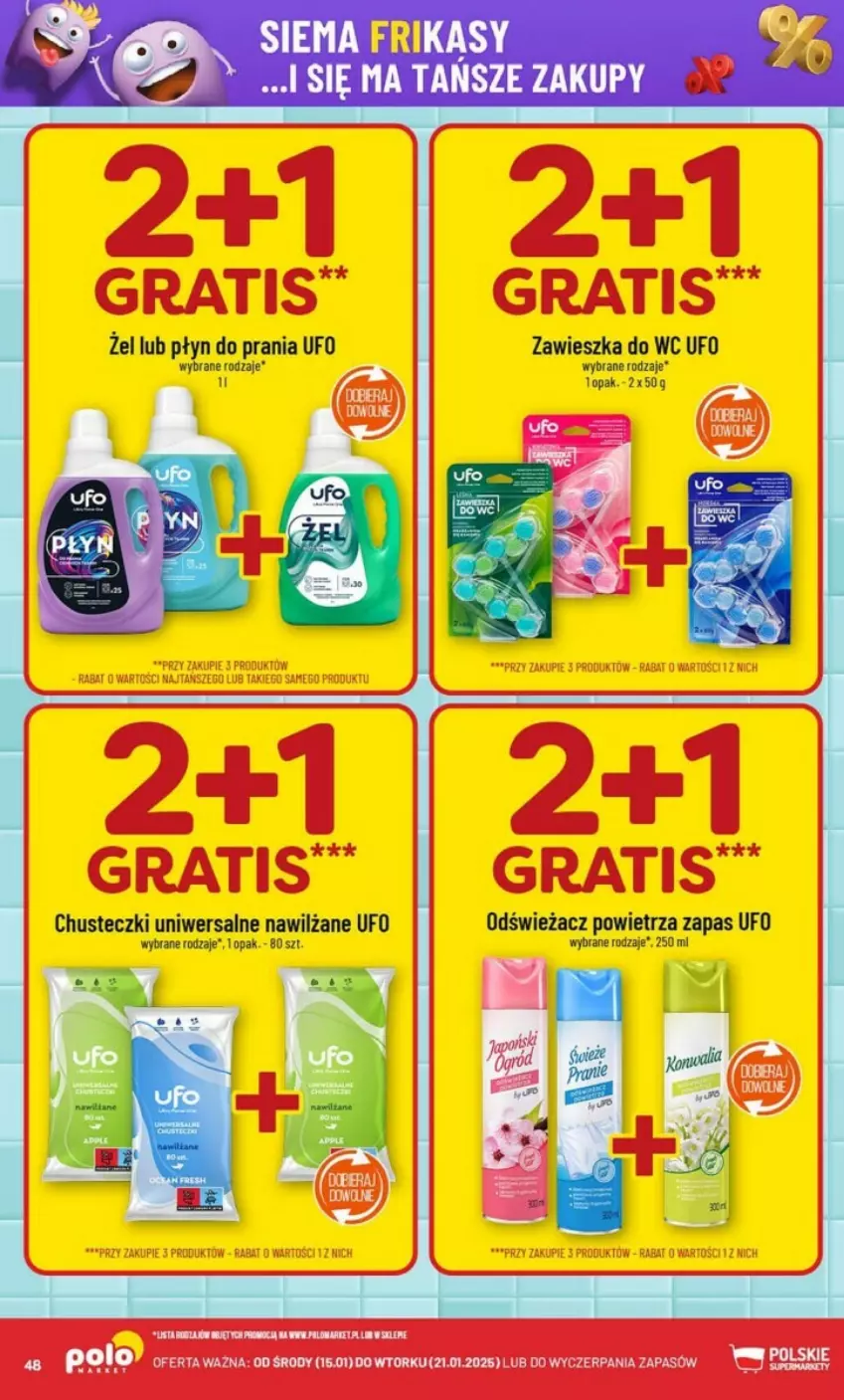 Gazetka promocyjna PoloMarket - ważna 15.01 do 21.01.2025 - strona 43 - produkty: Chusteczki, Gra, Płyn do prania, Zawieszka do wc