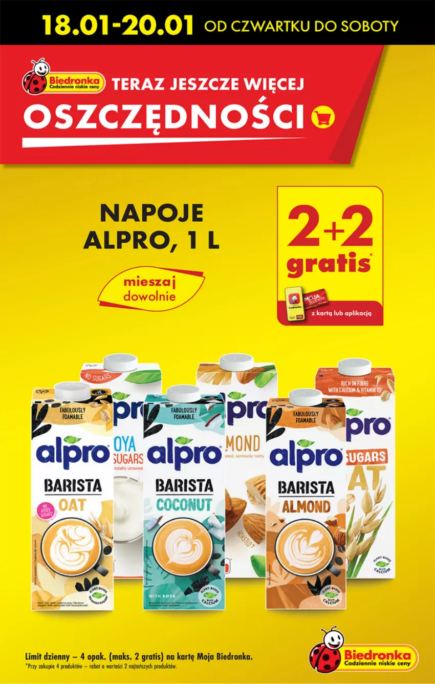 Gazetka promocyjna Biedronka - Od czwartku - ważna 18.01 do 24.01.2024 - strona 13 - produkty: Alpro, Gra, Napoje, Tera