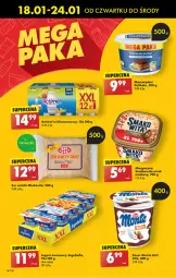 Gazetka promocyjna Biedronka - Od czwartku - Gazetka - ważna od 24.01 do 24.01.2024 - strona 42 - produkty: Ser, Smakowita, Jogurt owocowy, Zott, Bell, Jogurt, Actimel, Mascarpone, Margaryna, Bella, Deser, Jogobella, Monte, Mleko