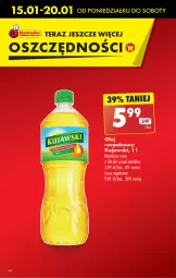 Gazetka promocyjna Biedronka - Od czwartku - Gazetka - ważna od 24.01 do 24.01.2024 - strona 6 - produkty: Kujawski, Tera, Olej rzepakowy, Olej