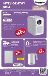 Gazetka promocyjna Biedronka - Od czwartku - Gazetka - ważna od 24.01 do 24.01.2024 - strona 73 - produkty: Czajnik elektryczny, Głośnik, Czajnik, Android TV, Obraz, Intel, Fa