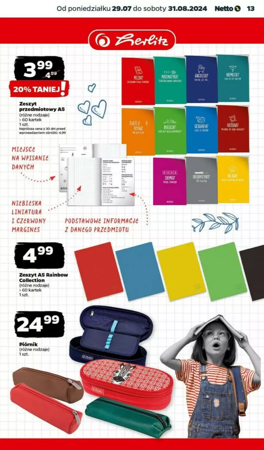 Gazetka promocyjna Netto - ważna 29.07 do 31.08.2024 - strona 5 - produkty: Piórnik