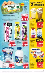 Gazetka promocyjna Kaufland - OFERTA TYGODNIA - Gazetka - ważna od 21.09 do 21.09.2022 - strona 21 - produkty: Jogurt naturalny, Ser, Maślanka, Jaja, Jogurt, Serek homogenizowany, Serek, Danio, Deser, Jogurt pitny, Fa