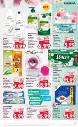 Gazetka promocyjna Kaufland - OFERTA TYGODNIA - Gazetka - ważna od 21.09 do 21.09.2022 - strona 35 - produkty: Mydło w płynie, Gin, BIC, Palmolive, Papier, Aquafresh, Ewa Schmitt, Pasta do zębów, Papier toaletowy, Velvet, Dove, Ręcznik, Chusteczki, Mydło, Ręczniki papierowe, Elmex, Szczoteczka, Akumulator