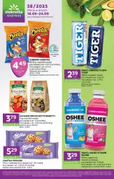 Gazetka promocyjna Stokrotka - Stokrotka Express - Gazetka - ważna od 24.09 do 24.09.2025 - strona 1 - produkty: Ciastka, Cheetos, Napój energetyczny, Chrupki, Tiger, Oshee, Owoce, Bruschette, Napój