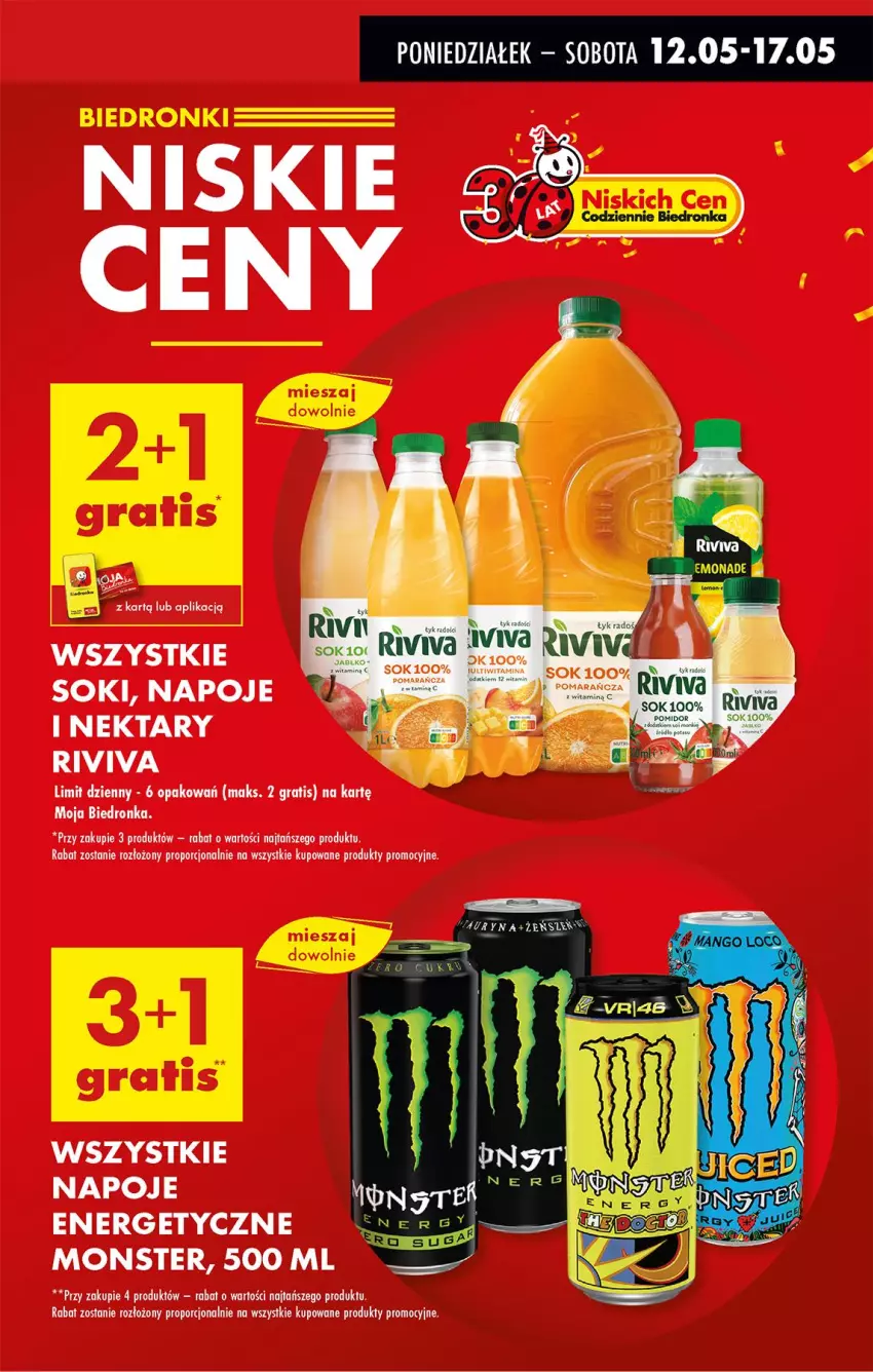 Gazetka promocyjna Biedronka - Od Poniedziałku - ważna 12.05 do 17.05.2025 - strona 13 - produkty: Gra, LG, Napoje, Nektar, Por, Sok