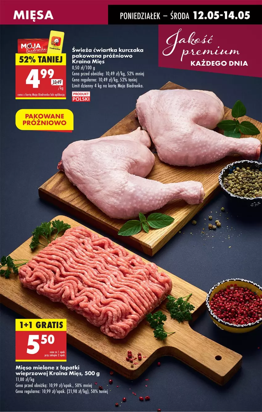 Gazetka promocyjna Biedronka - Od Poniedziałku - ważna 12.05 do 17.05.2025 - strona 29 - produkty: Kurczak, Mięso, Mięso mielone, Mięso mielone z łopatki wieprzowej