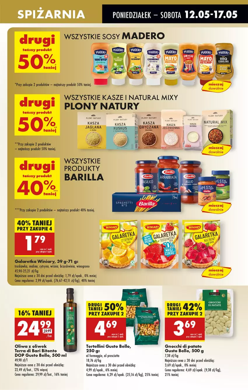 Gazetka promocyjna Biedronka - Od Poniedziałku - ważna 12.05 do 17.05.2025 - strona 43 - produkty: Bell, Gala, Galaretka, Gnocchi, Kasza, LANA, Maggi, Oliwa, Oliwa z oliwek, Prosciutto, Sos, Winiary, Wino