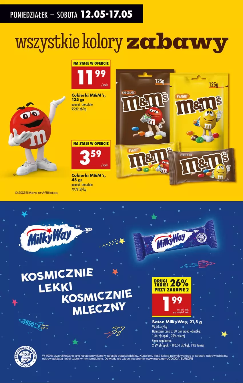 Gazetka promocyjna Biedronka - Od Poniedziałku - ważna 12.05 do 17.05.2025 - strona 49 - produkty: Baton, Cukier, Cukierki, Kakao, Mars
