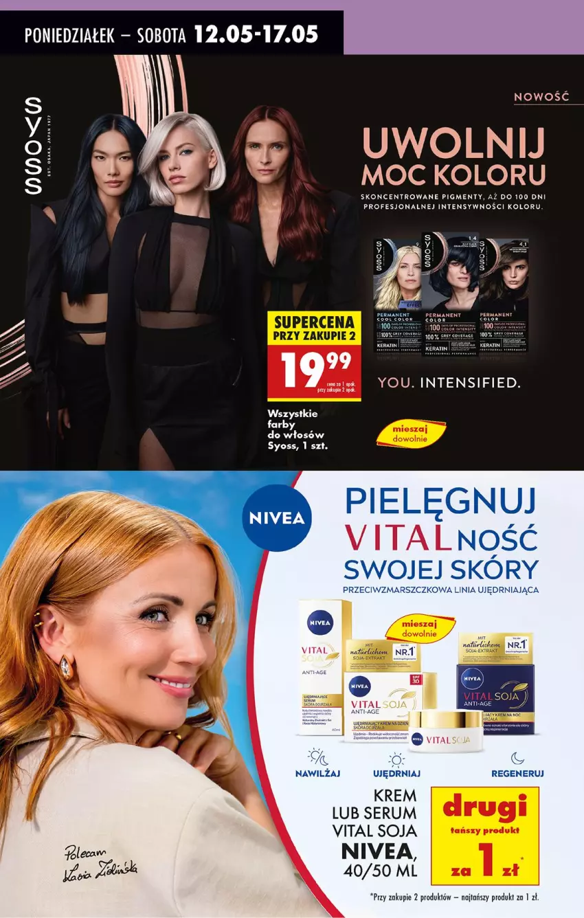 Gazetka promocyjna Biedronka - Od Poniedziałku - ważna 12.05 do 17.05.2025 - strona 58 - produkty: Fa, LG, Nivea, Rum, Ser, Serum, Syoss