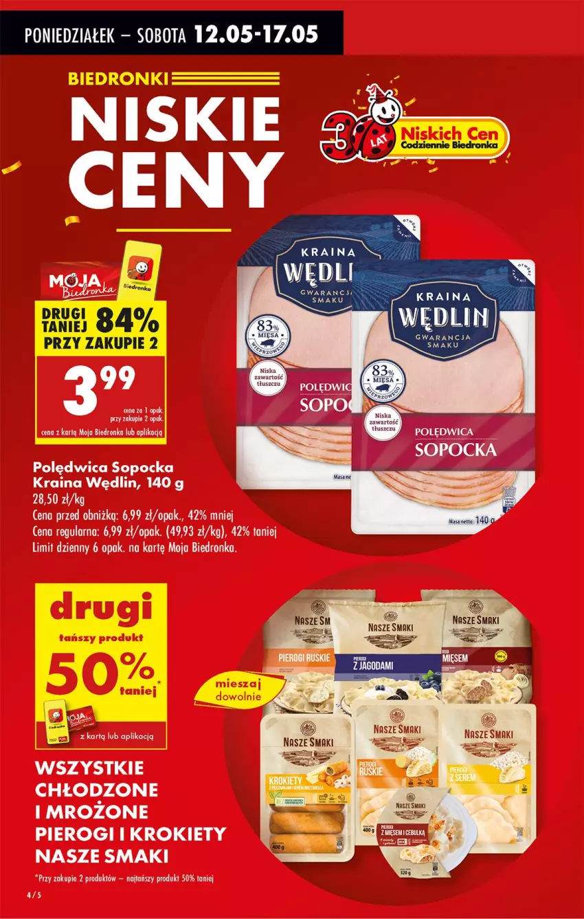 Gazetka promocyjna Biedronka - Od Poniedziałku - ważna 12.05 do 17.05.2025 - strona 6 - produkty: Krokiety, Pierogi