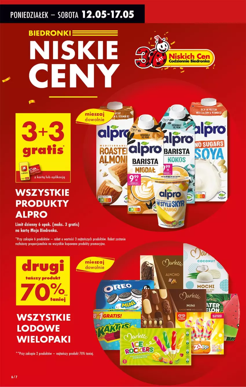 Gazetka promocyjna Biedronka - Od Poniedziałku - ważna 12.05 do 17.05.2025 - strona 8 - produkty: Alpro, Gra, Kokos, LG, Por