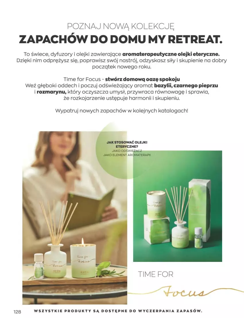 Gazetka promocyjna Avon - Katalog Avon 1/2023 kampania styczeń - ważna 01.01 do 31.01.2023 - strona 128 - produkty: Bazyl, Olej, Pieprz, Tera