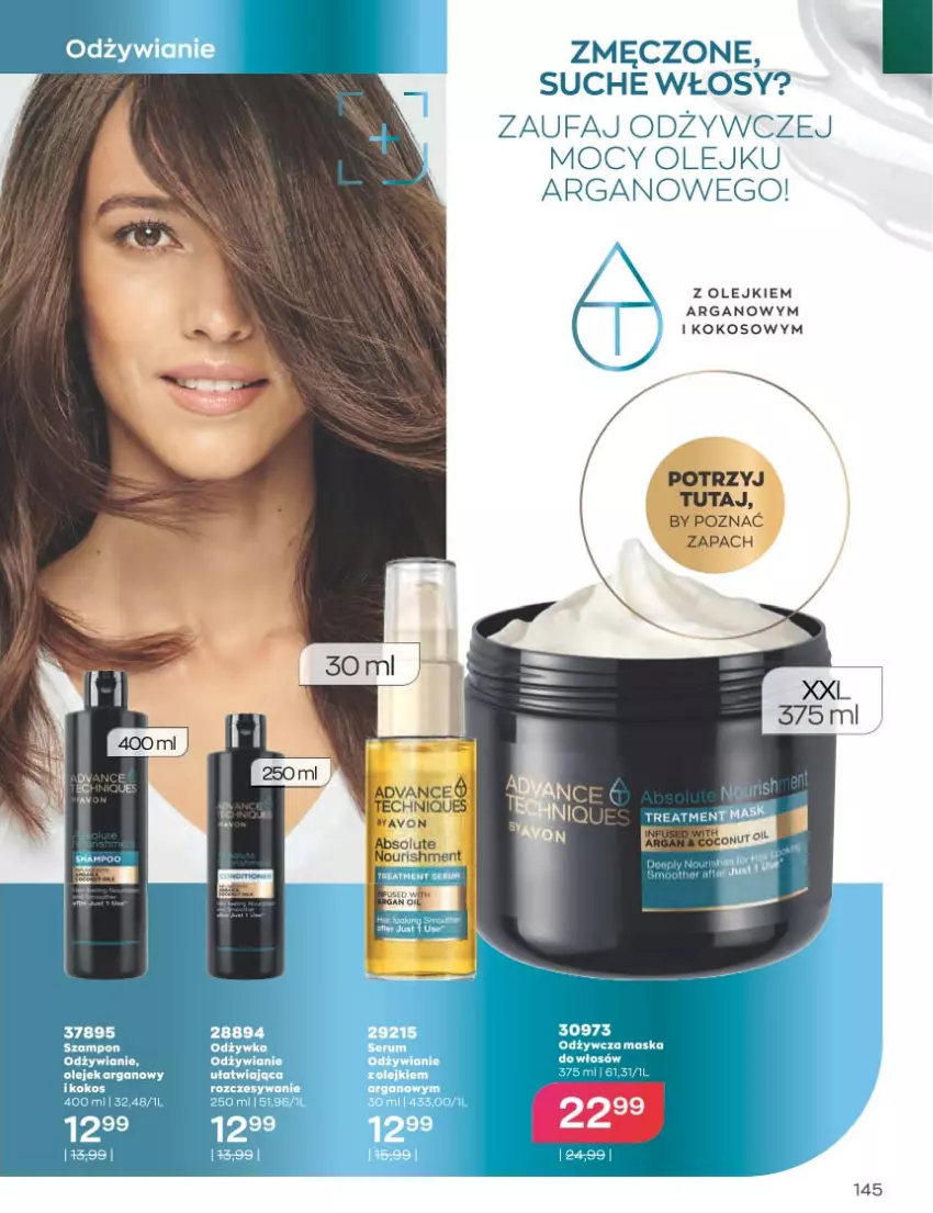 Gazetka promocyjna Avon - Katalog Avon 1/2023 kampania styczeń - ważna 01.01 do 31.01.2023 - strona 145 - produkty: Fa, Kokos, Maska, Olej, Tera