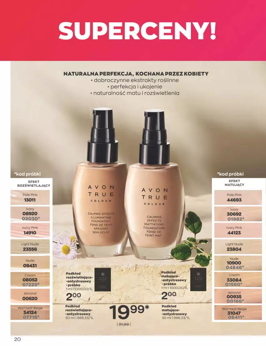 Gazetka promocyjna Avon - Katalog Avon 1/2023 kampania styczeń - ważna 01.01 do 31.01.2023 - strona 20 - produkty: Foundation, Koc, Podkład