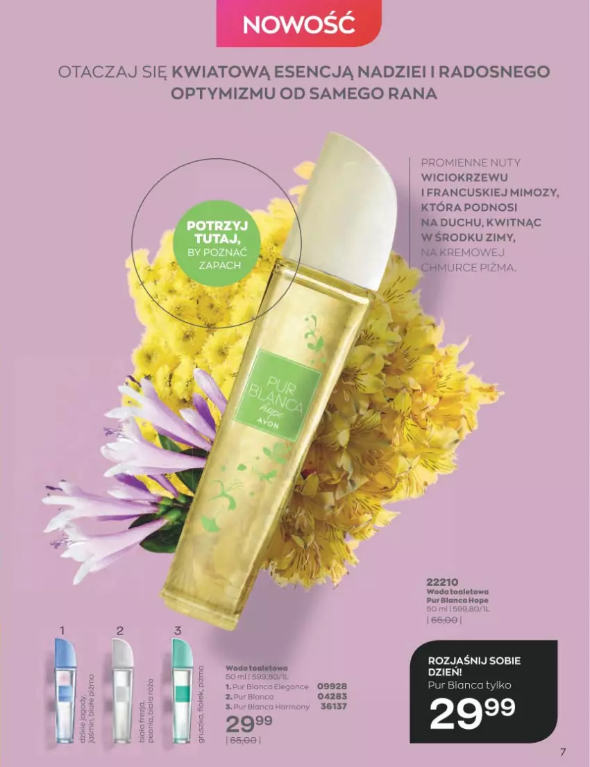 Gazetka promocyjna Avon - Katalog Avon 1/2023 kampania styczeń - ważna 01.01 do 31.01.2023 - strona 7 - produkty: LG, Nuty, Pur, Woda, Woda toaletowa