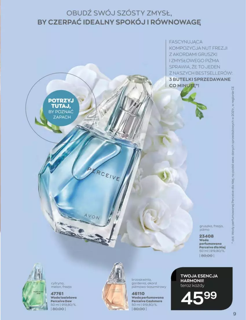 Gazetka promocyjna Avon - Katalog Avon 1/2023 kampania styczeń - ważna 01.01 do 31.01.2023 - strona 9 - produkty: Fa, Gruszki, Melon, Perfum, Rum, Tera, Woda, Woda toaletowa