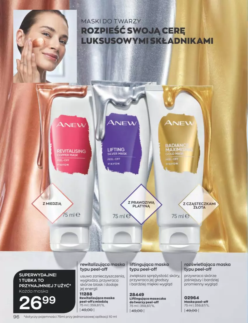 Gazetka promocyjna Avon - Katalog Avon 1/2023 kampania styczeń - ważna 01.01 do 31.01.2023 - strona 96 - produkty: Maska