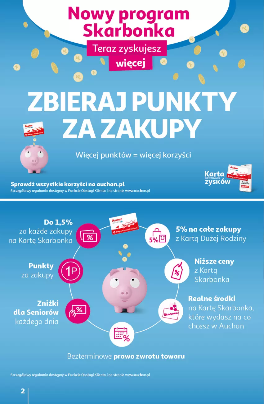 Gazetka promocyjna Auchan - przeNISKIE CENY prze smacznego Dnia Kobiet Hipermarkety - ważna 03.03 do 09.03.2022 - strona 2