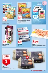 Gazetka promocyjna Auchan - przeNISKIE CENY prze smacznego Dnia Kobiet Hipermarkety - Gazetka - ważna od 09.03 do 09.03.2022 - strona 13 - produkty: Glazura, Zupa, Jaja, Krewetki, Lurpak, Frytki, Masło, Lazur, Hortex, Mleko