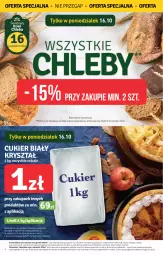 Gazetka promocyjna Stokrotka - Market - Gazetka - ważna od 18.10 do 18.10.2023 - strona 4 - produkty: Warzywa, Cukier, Rama, Tran, Owoce, Chleb, Mięso
