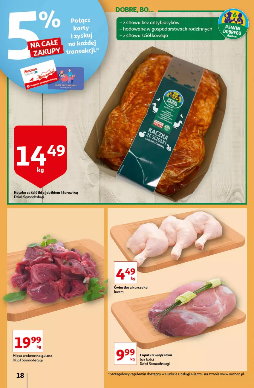 Gazetka promocyjna Auchan - Kawa i czekolada aromatycznie i słodko Hipermarkety - ważna 21.10 do 31.10.2021 - strona 18 - produkty: Kaczka, Kurczak