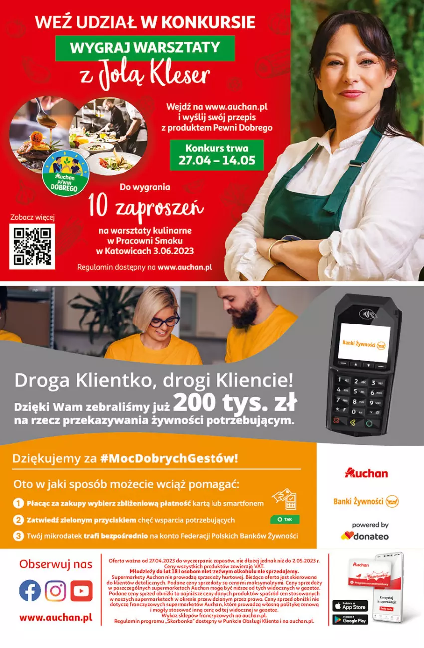 Gazetka promocyjna Auchan - Gazetka Wielkie majowe odkrycia cenowe Supermarket Auchan - ważna 27.04 do 02.05.2023 - strona 12 - produkty: Gra