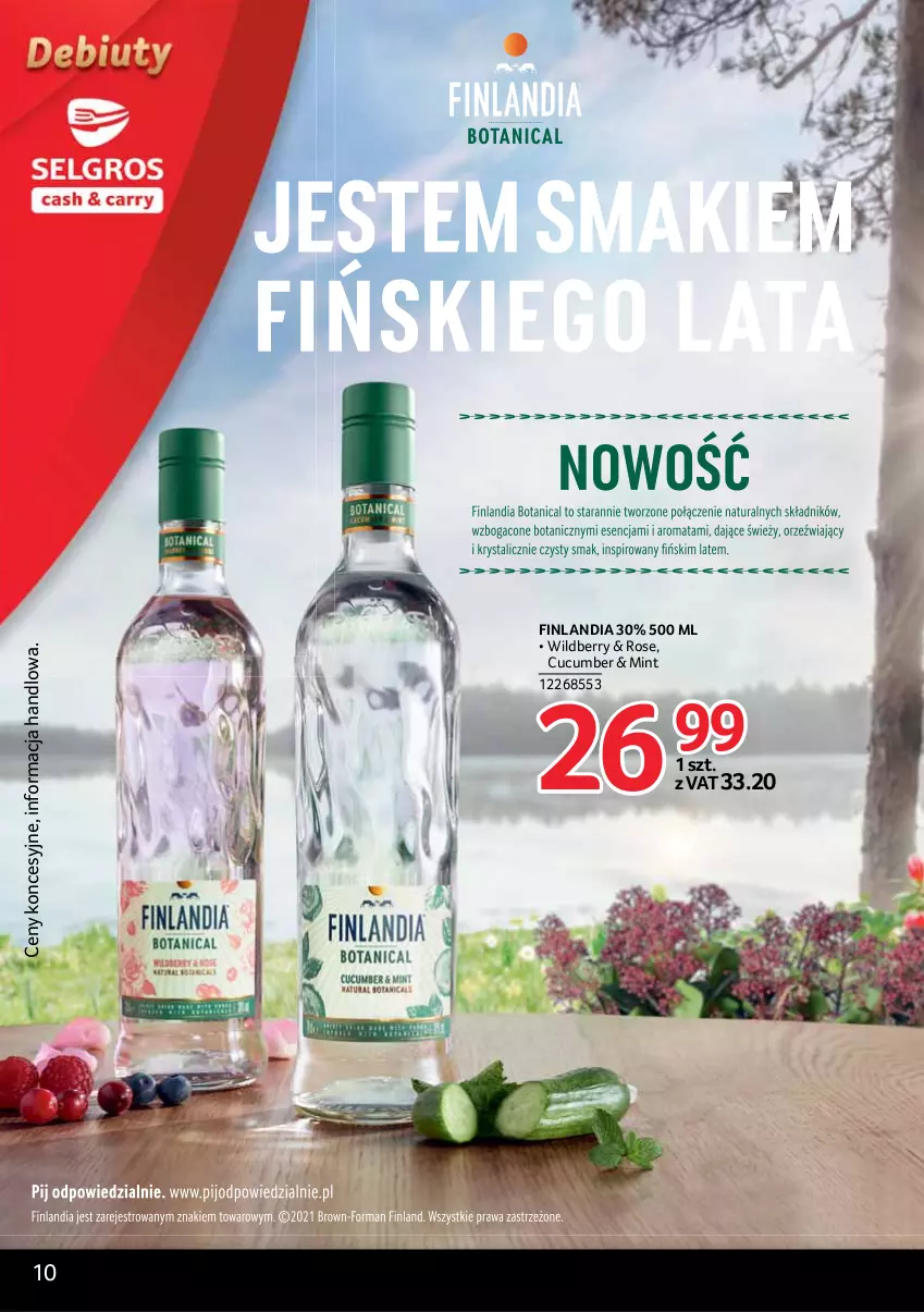 Gazetka promocyjna Selgros - Debiuty w Selgros - ważna 08.03 do 04.08.2021 - strona 10 - produkty: Finlandia