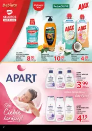Gazetka promocyjna Selgros - Debiuty w Selgros - Gazetka - ważna od 04.08 do 04.08.2021 - strona 2 - produkty: Mydło w płynie, Palmolive, Płyn do płukania jamy ustnej, Ajax, Płyn do płukania, Mydło, Colgate, LG