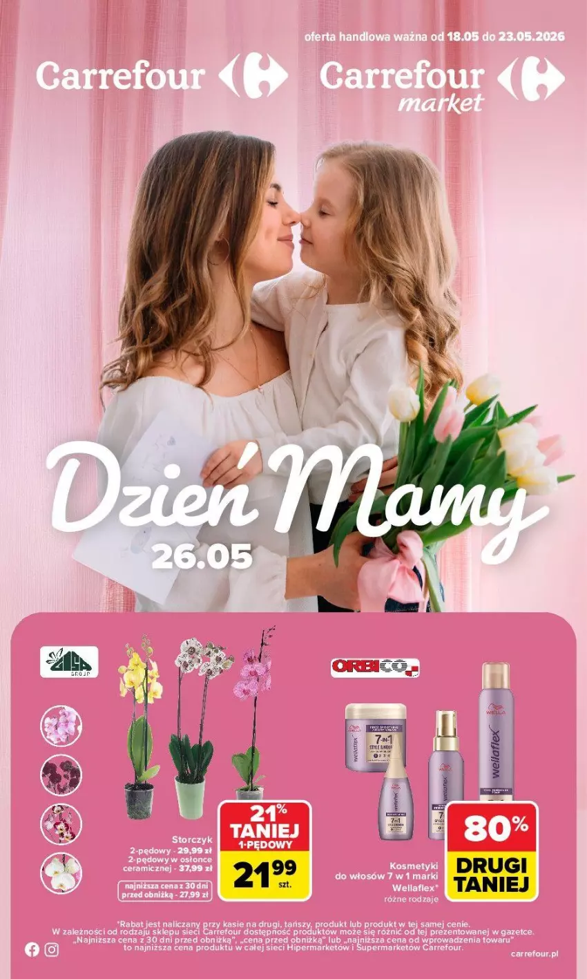 Gazetka promocyjna Carrefour - Gazetka Dzień Matki - ważna 18.05 do 23.05.2026 - strona 1 - produkty: Fa