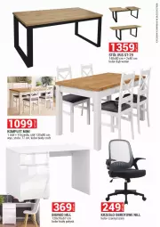 Gazetka promocyjna Merkury Market - MEBLE, WYPOCZYNKI, MATERACE - Gazetka - ważna od 31.03 do 31.03.2025 - strona 20 - produkty: Krzesło obrotowe, Stół, Biurko, Krzesło