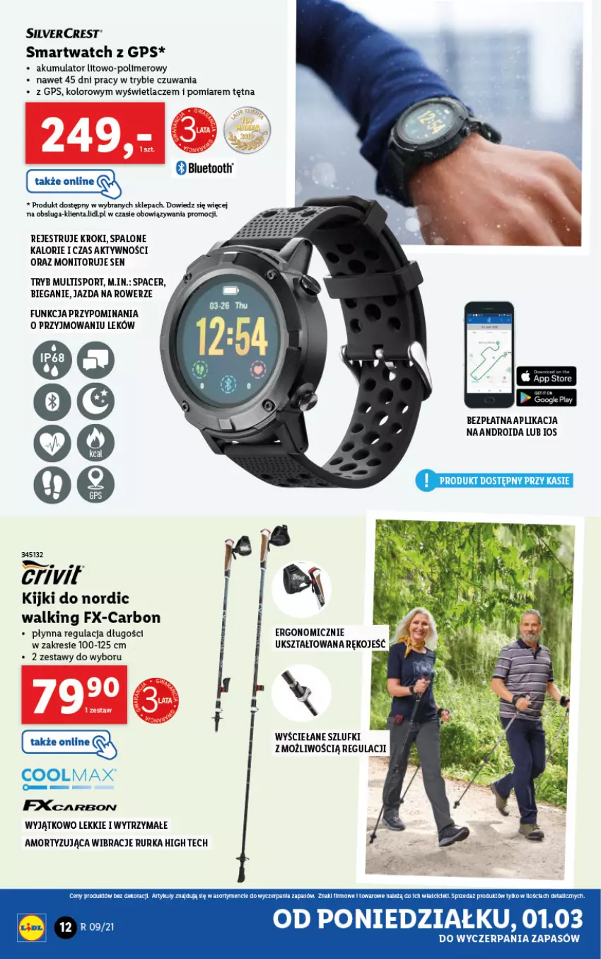 Gazetka promocyjna Lidl - GAZETKA - ważna 01.03 do 06.03.2021 - strona 12 - produkty: Acer, Akumulator, Bieganie, Monitor, Olma, Por, Rower, Silvercrest, Smartwatch, Sport