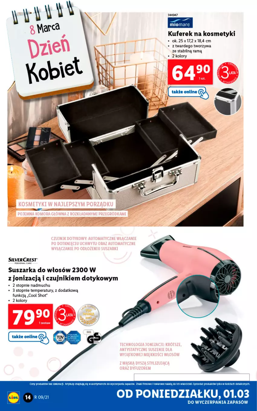 Gazetka promocyjna Lidl - GAZETKA - ważna 01.03 do 06.03.2021 - strona 14 - produkty: LG, Silvercrest, Suszarka, Top