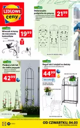Gazetka promocyjna Lidl - GAZETKA - Gazetka - ważna od 06.03 do 06.03.2021 - strona 28 - produkty: Por, Wieszak, Stojak, Regał, Kwietnik