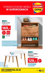 Gazetka promocyjna Lidl - GAZETKA - Gazetka - ważna od 06.03 do 06.03.2021 - strona 31 - produkty: Por, Buty, Stolik, Szafka, Szafka na buty, Lakier