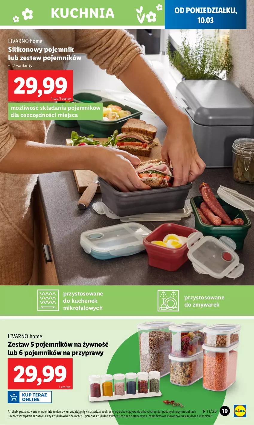 Gazetka promocyjna Lidl - GAZETKA - ważna 10.03 do 15.03.2025 - strona 17 - produkty: Fa, Ivar, Kuchnia, Pojemnik, Przyprawy