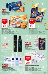 Gazetka promocyjna Auchan - Przywitaj Nowy Rok w dobrym stylu Hipermarkety - Gazetka - ważna od 31.12 do 31.12.2021 - strona 11 - produkty: Tago, Wafle, Szynka, Mleczko, Tonik, Chusteczki, Rurki, Syoss, Gillette, Maszynka, Delicje, Nivea, Fa