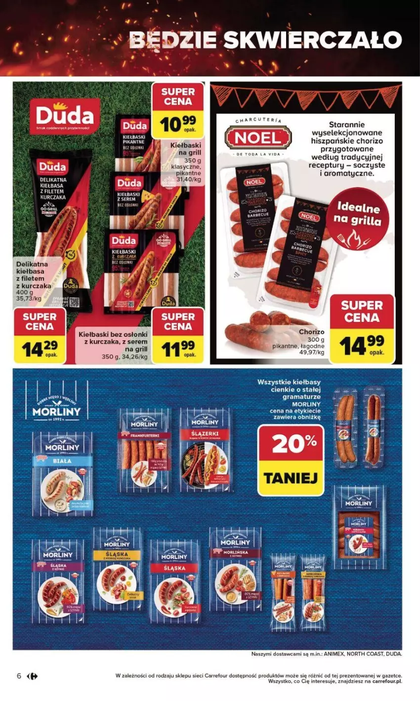 Gazetka promocyjna Carrefour - Gazetka Grill Cię wzywa od czwartku! - ważna 23.04 do 02.05.2026 - strona 7 - produkty: Colgate, Duda, Fa, Grill, Halo, Kiełbasa, Kurczak, LG, Morliny, Ser