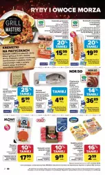 Gazetka promocyjna Carrefour - Gazetka Grill Cię wzywa od czwartku! - Gazetka - ważna od 02.05 do 02.05.2026 - strona 3 - produkty: Sałatka, Hummus, Sos, Sok, Mus, Cytryny, Sałat, Sezam, Burger, Owoce morza, Krewetki, Owoce, Grill, Surimi, Lisner, Fa