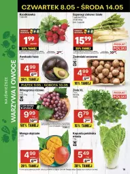 Gazetka promocyjna Delikatesy Centrum - Franczyza DC19 Czwartek - Gazetka - ważna od 14.05 do 14.05.2025 - strona 16 - produkty: Sok, Rum, Ziemniaki, Winogrona, Bazyl, Bazylia, Wino, Mango, Rzodkiewka, Mięta